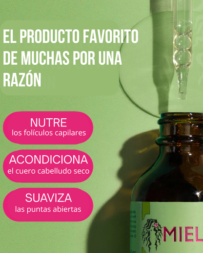 ACEITE FORTALECEDOR para cuero cabelludo con romero y menta