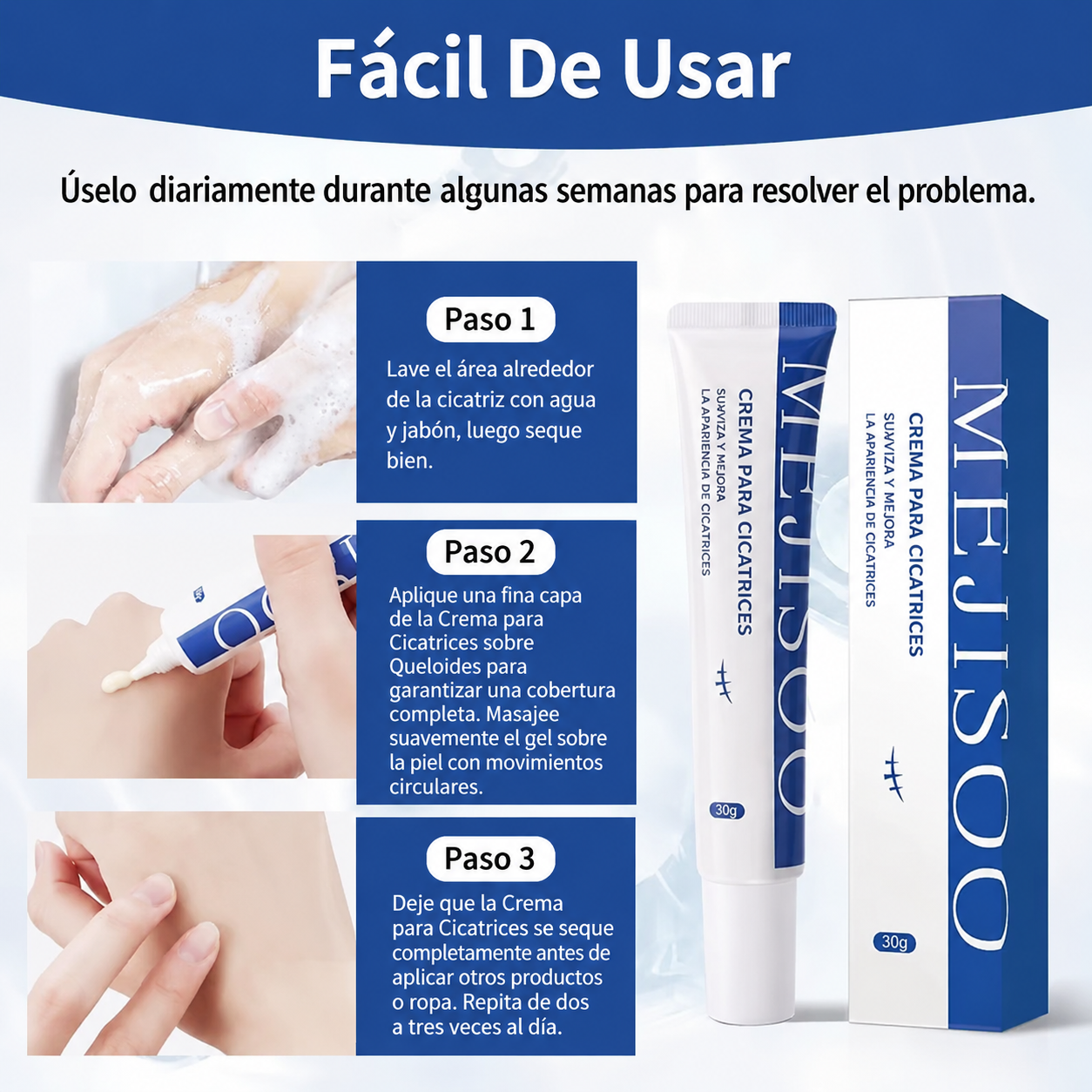 Scar Removal Cream™ — Crema para mejorar la apariencia de cicatrices
