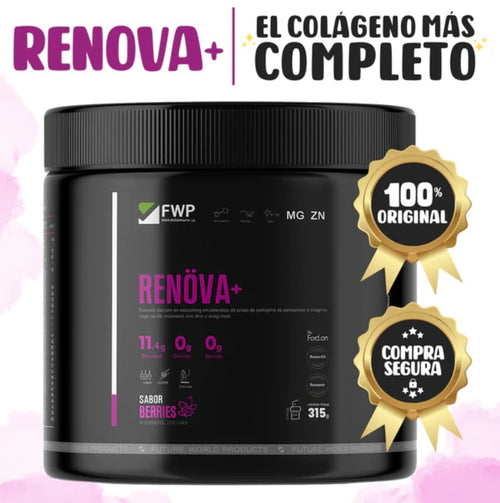 COLÁGENO RENOVA+ | Piel Radiante, Uñas Fuertes y Articulaciones Saludables (315 g)